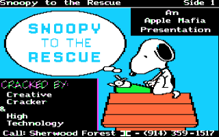 Snoopy To The Rescue